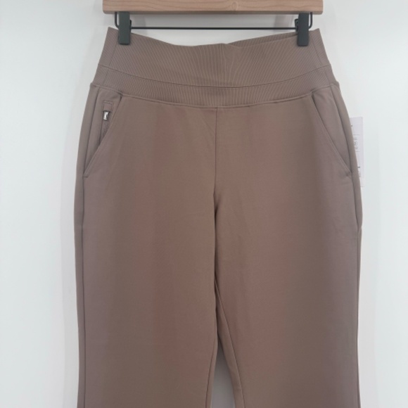 Athleta Pants Women Small Beige NEW Venice Flare High Rise Stretch Performance - Picture 2 of 14